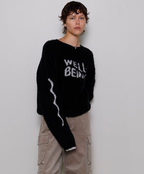 WELLBEING Logo Jacquard Knit Sweater