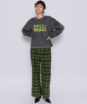 WELLBEING Logo Jacquard Knit Sweater