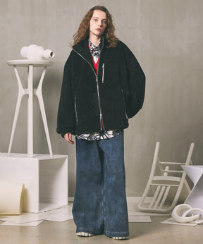 Hyper Wide Denim Buggy Pants