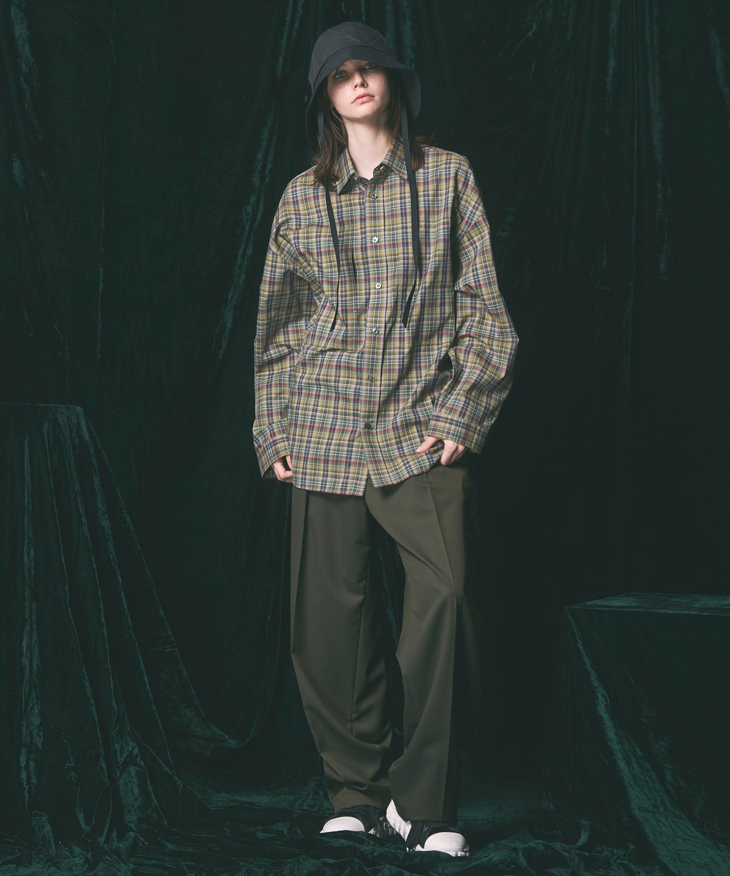 Wool Mix Prime Wide One-Tuck Wide Pants