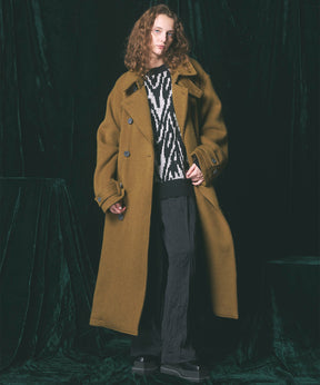 【Italian Dead Stock Fabric】Prime-Over Trench Coat