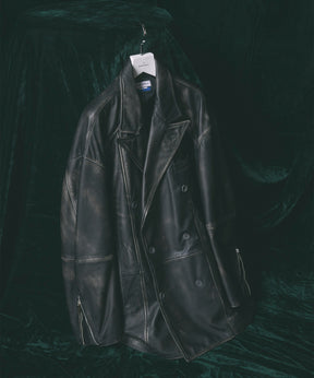 Sheep Leather Prime-Over Pea Coat