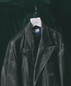 Sheep Leather Prime-Over Pea Coat