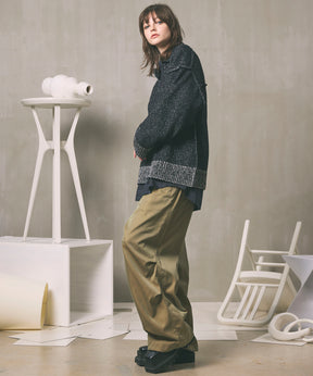 120/2/2 Suvin Cotton Gabardine Prime-Wide Snow Pants