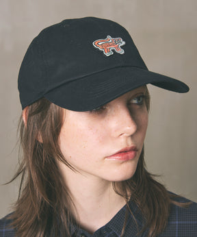 【Fish Born Chips COLLABORATION】Original Leather Patch Tiger Cap