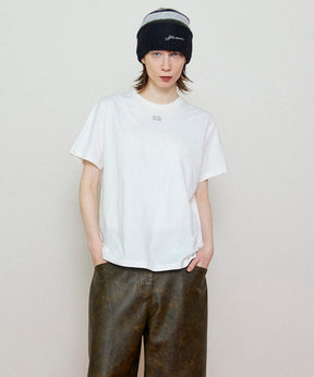 【GANNI】Basic Jersey Rhinestone Relaxed T-shirt