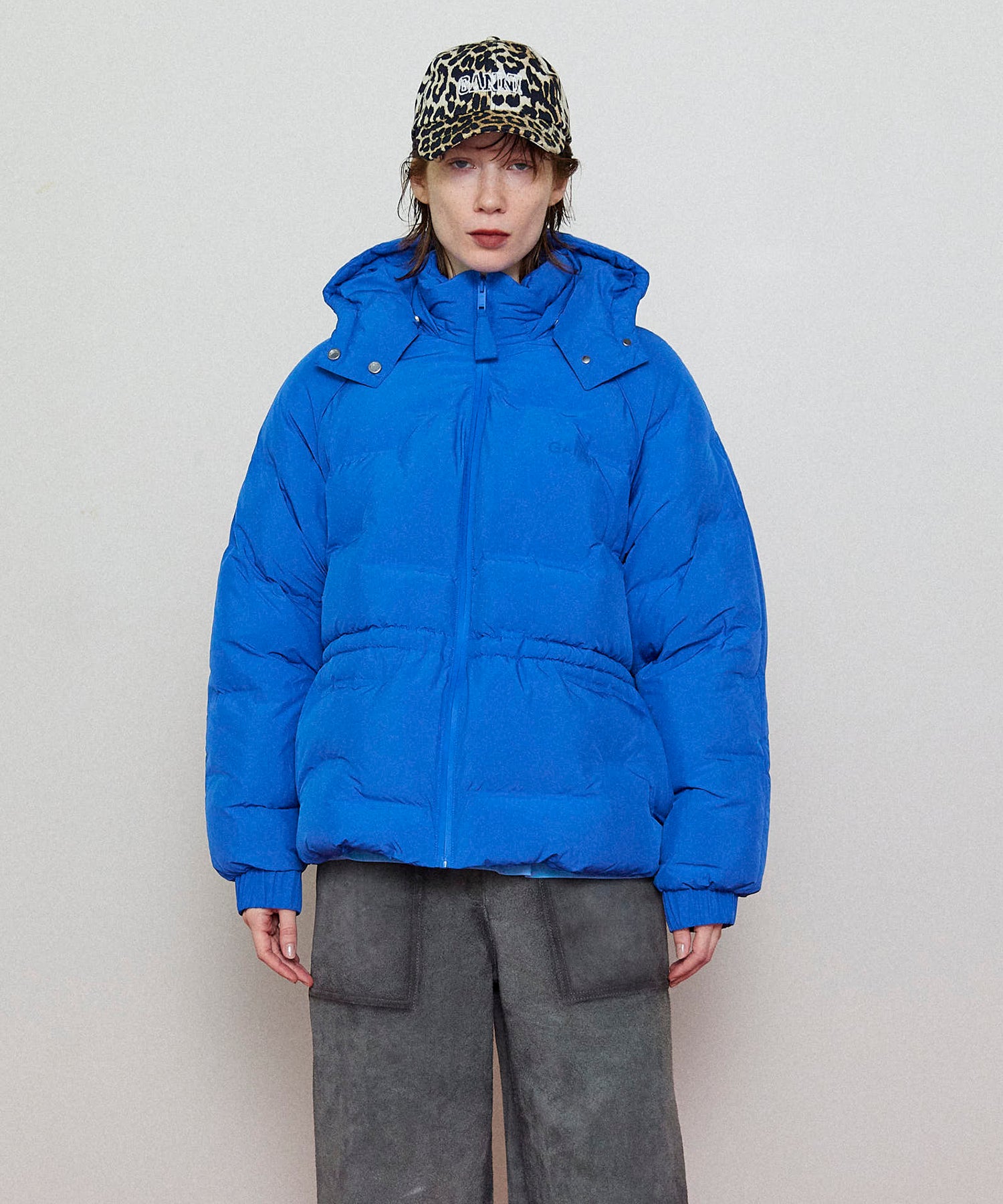 【GANNI】Soft Puffer Short Raglan Jacket