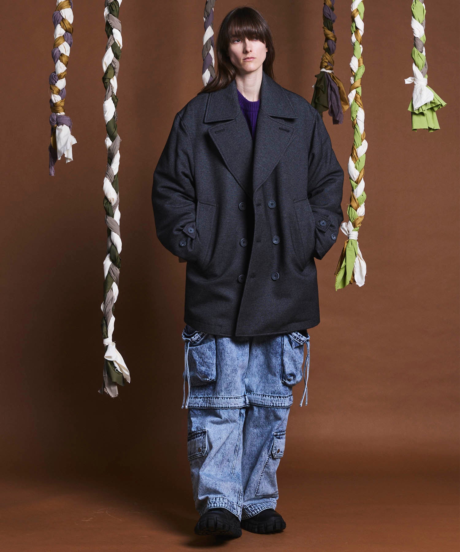 Big Pocket 2WAY Buggy Denim Cargo Pants