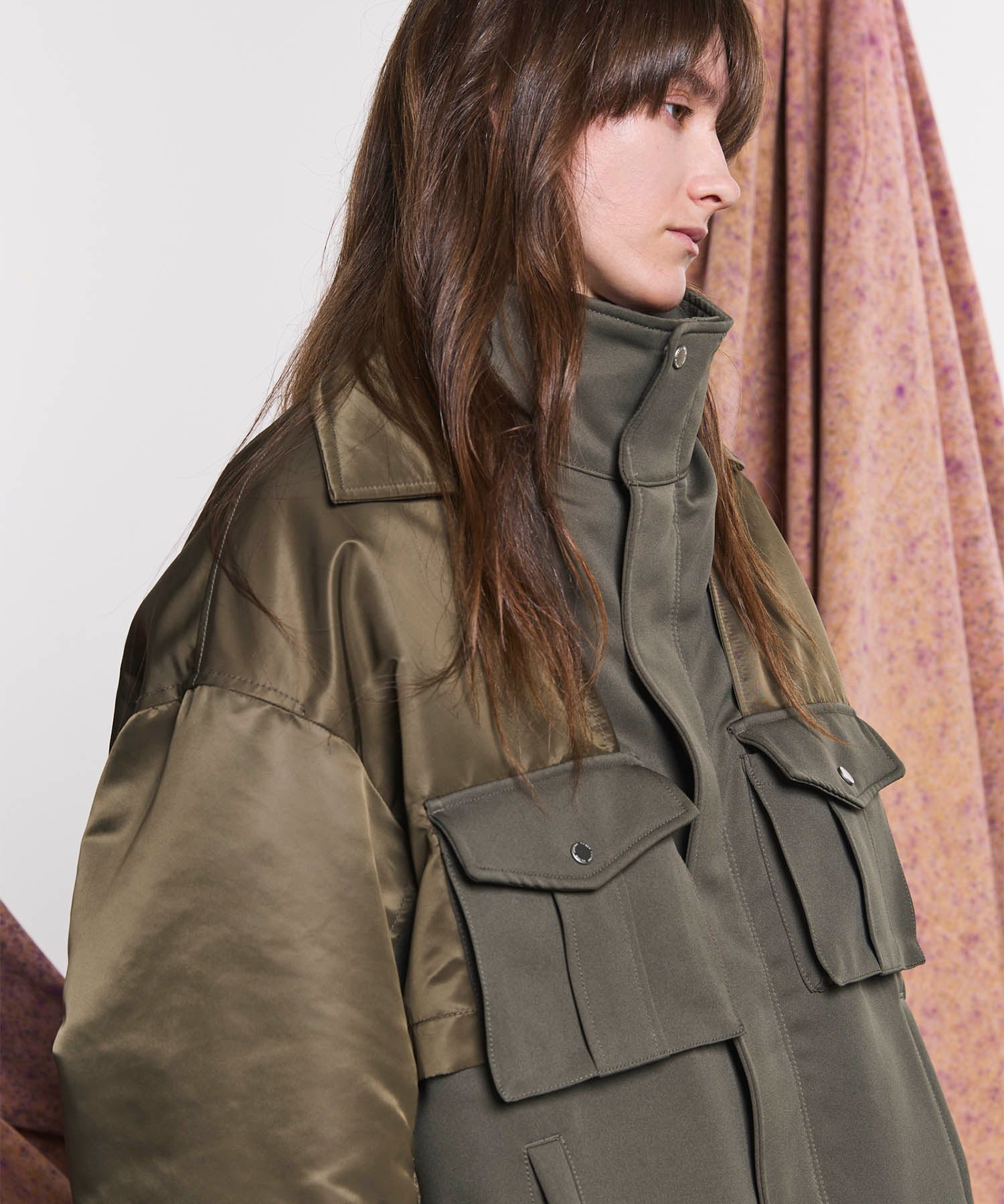 Prime-Over Docking Military Blouson