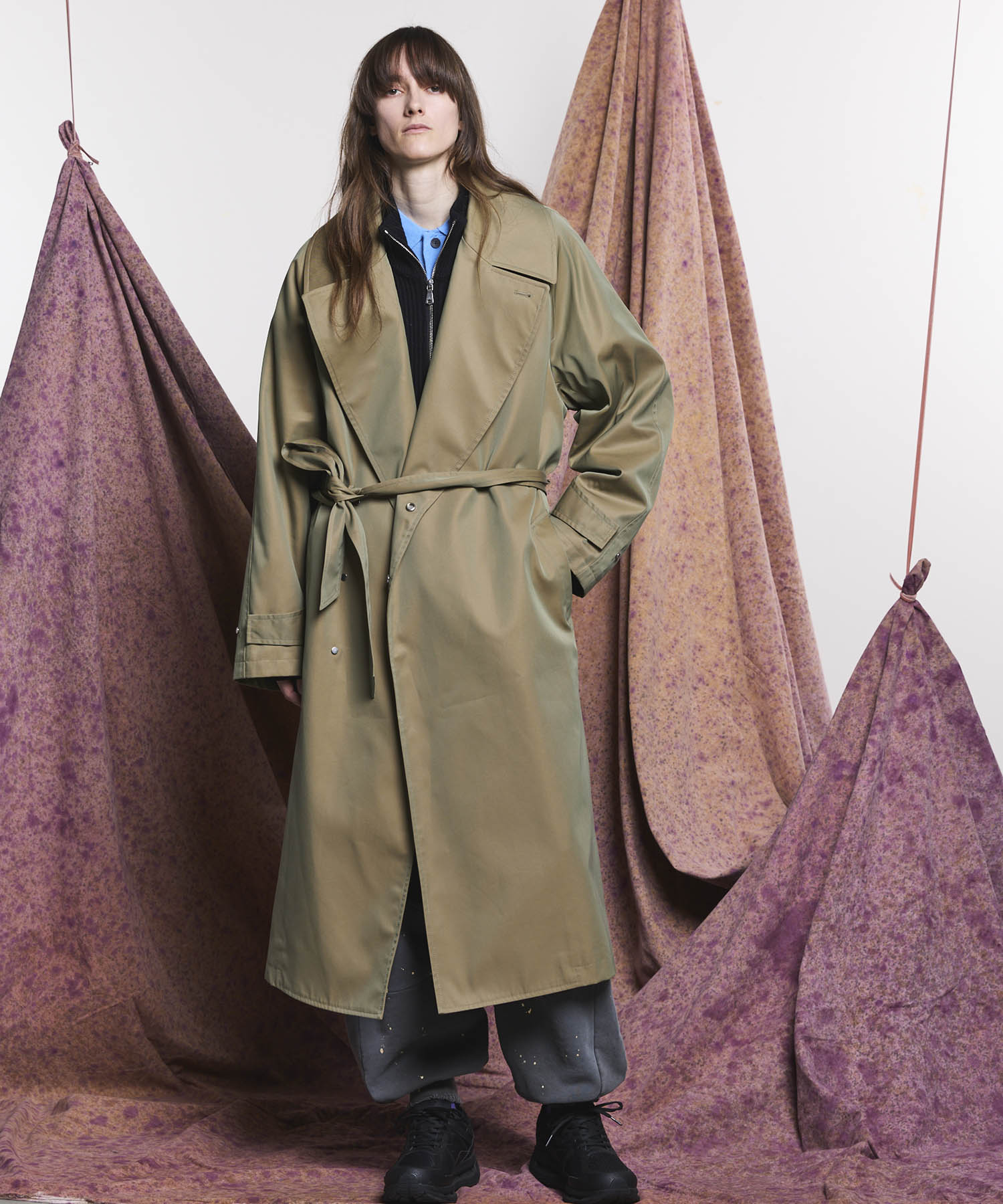 120/2/2 Suvin Cotton Gabardine Prime-Over Ulster Coat