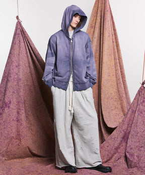 Sweat Jacquard Easy Wide Pants