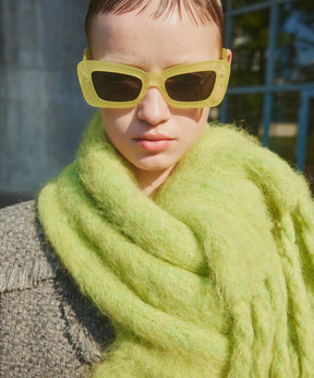 Shaggy knit Muffler