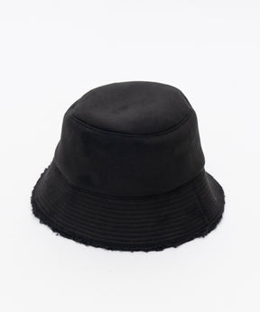 Suede Boa Reversible Bucket Hat