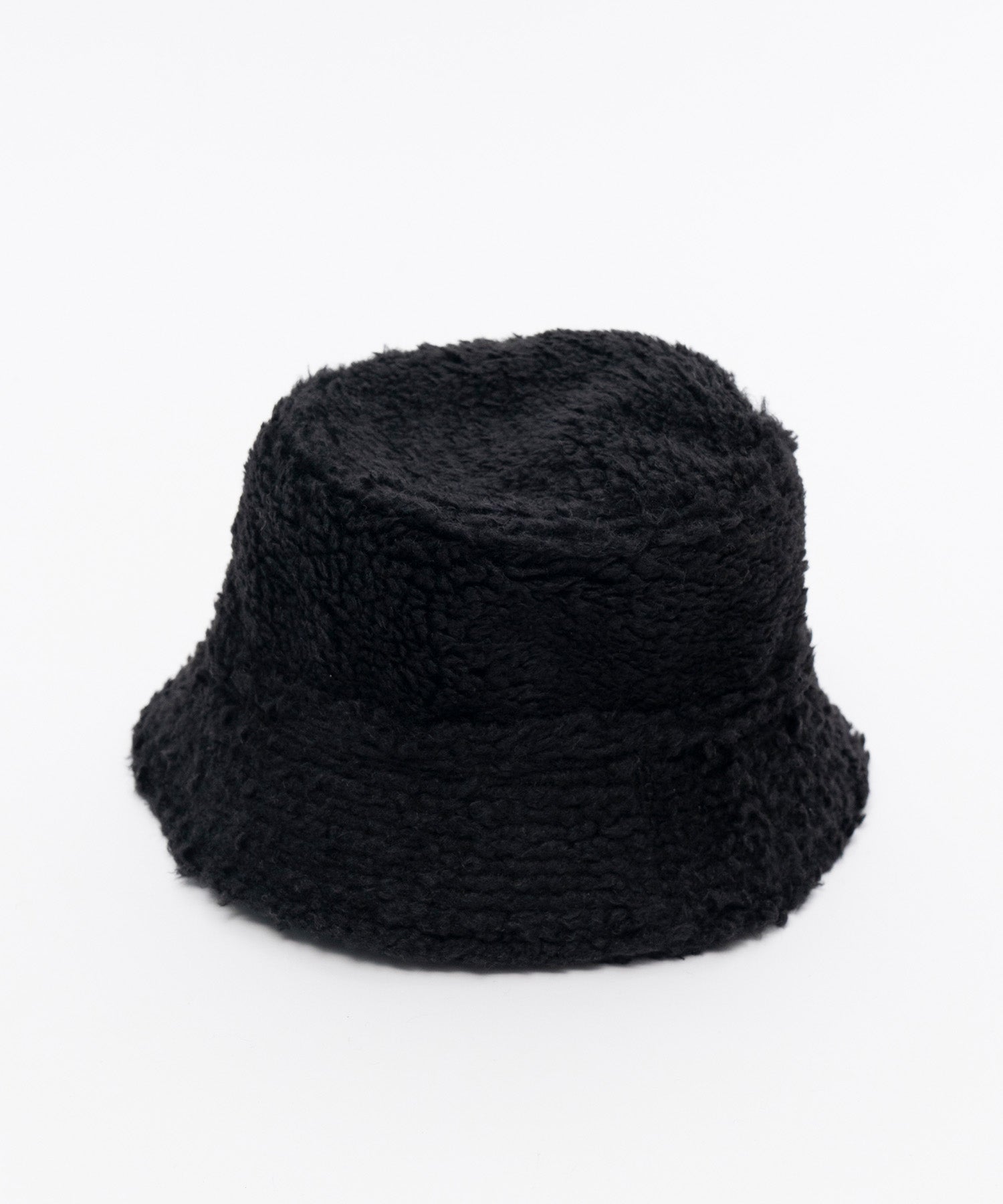 Suede Boa Reversible Bucket Hat