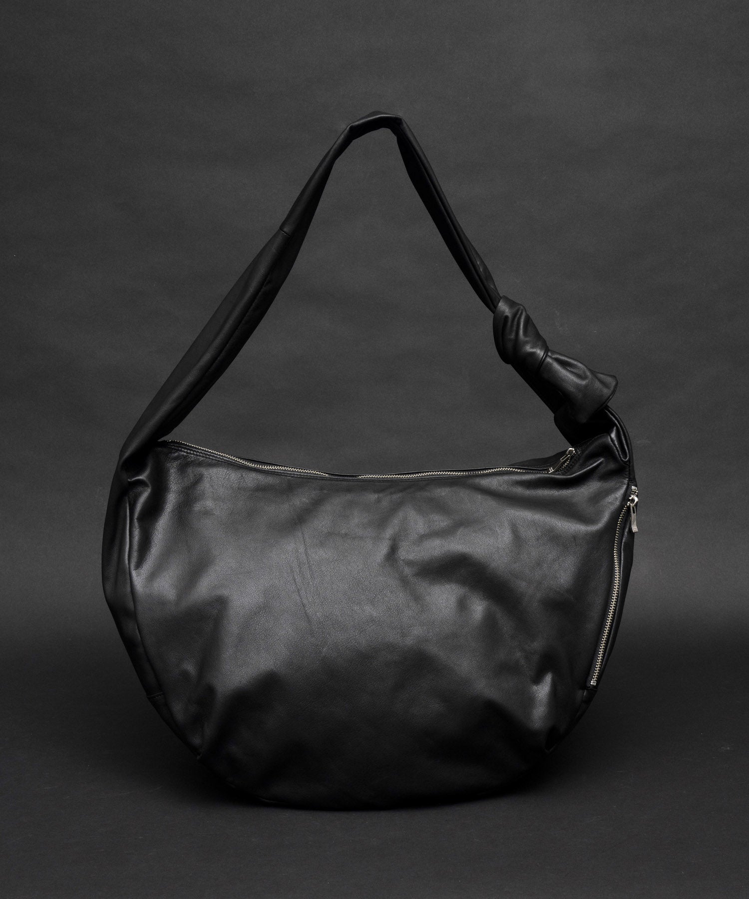 Leather Shoulder “BANANA” Bag