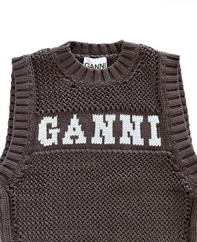 【GANNI】Cotton Rope Vest