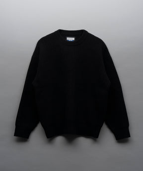 Prime-Over  Rib Crew Neck Knit Pullover