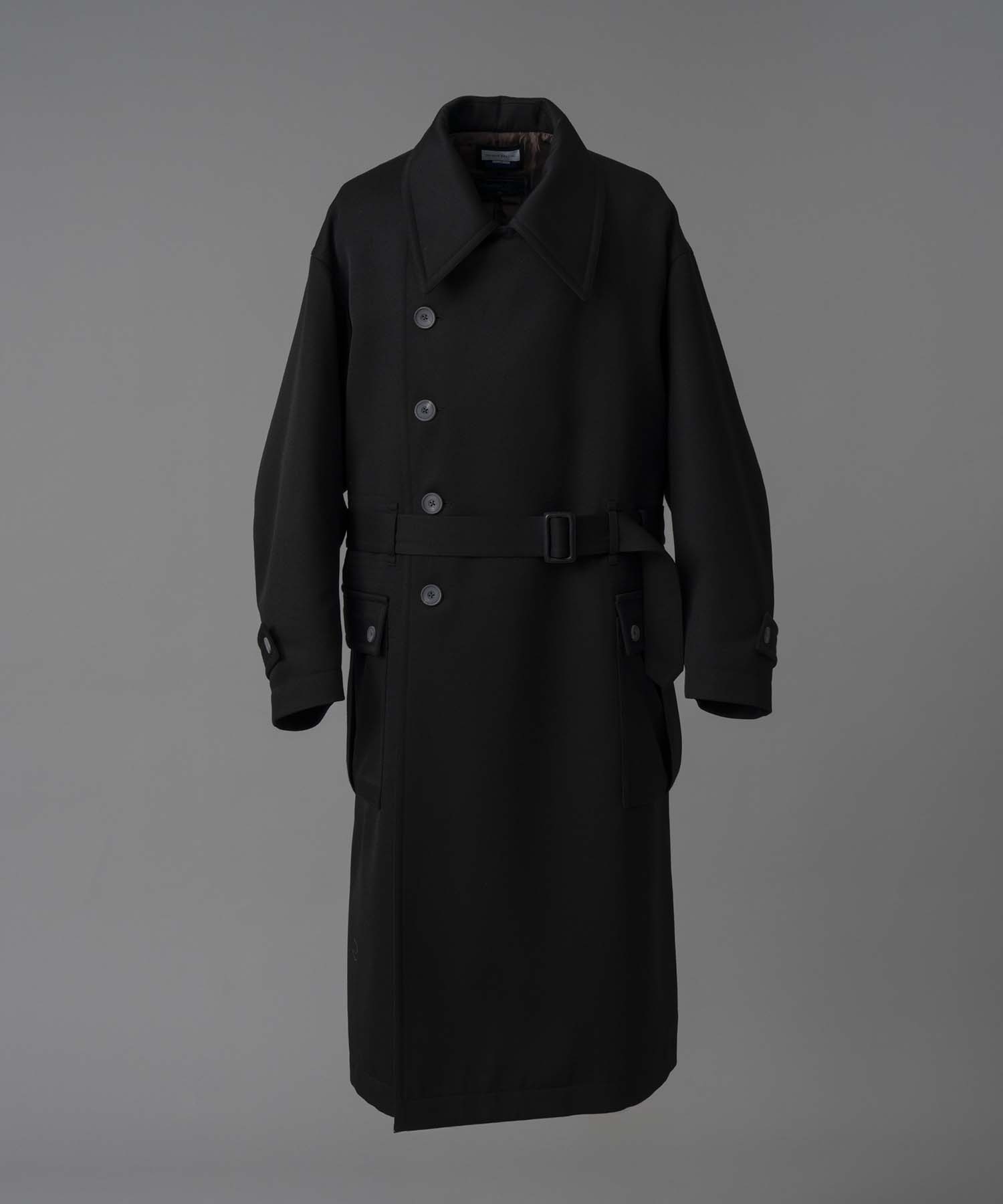 【Italian Dead Stock Fabric】Prime-Over Officer Coat