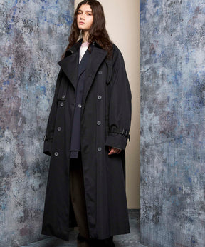 120/2/2 Suvin Cotton Gabardine Prime-Over Trench Coat