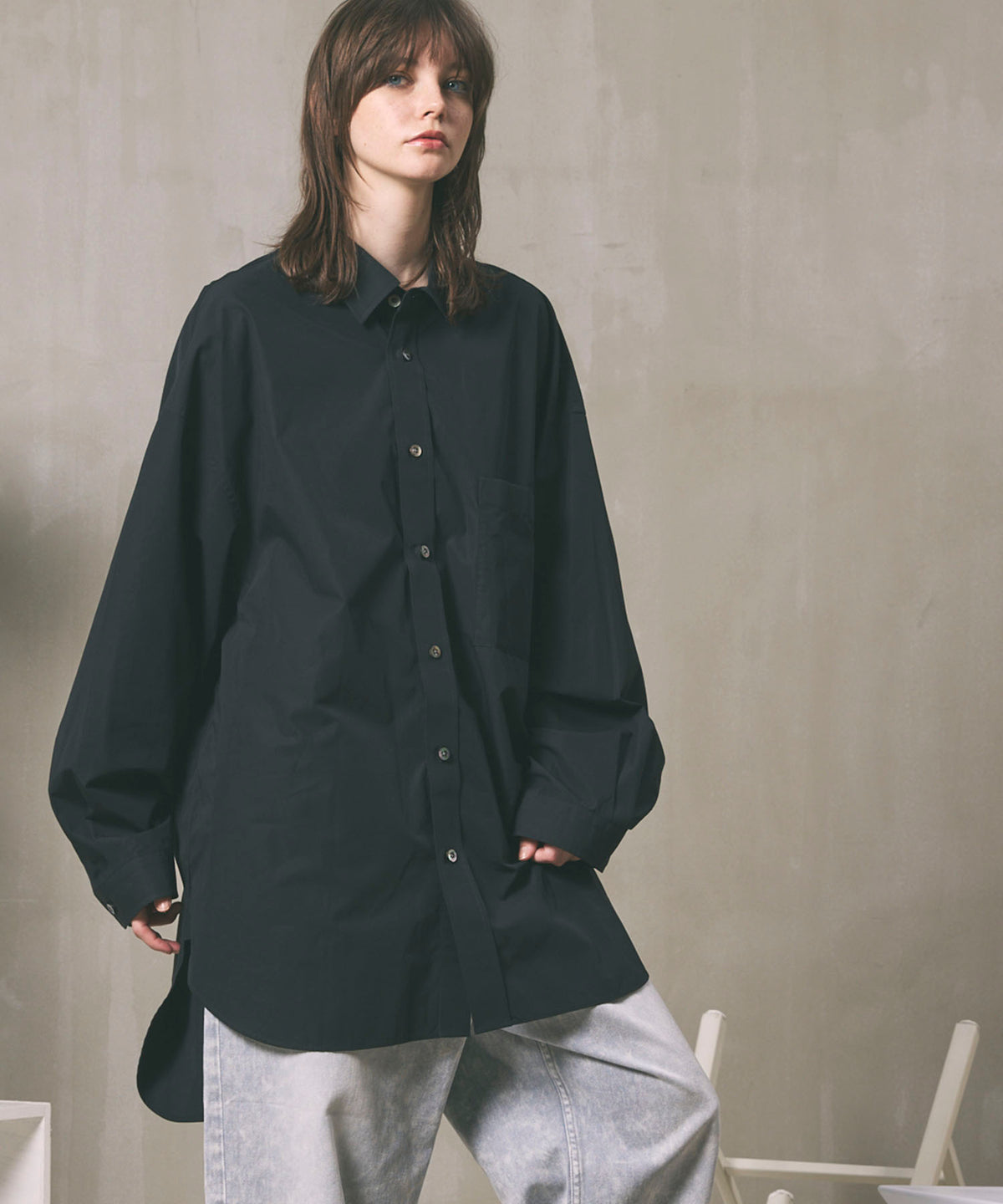 120/2 Suvin Cotton Typewriter  Prime-Over Shirt Coat