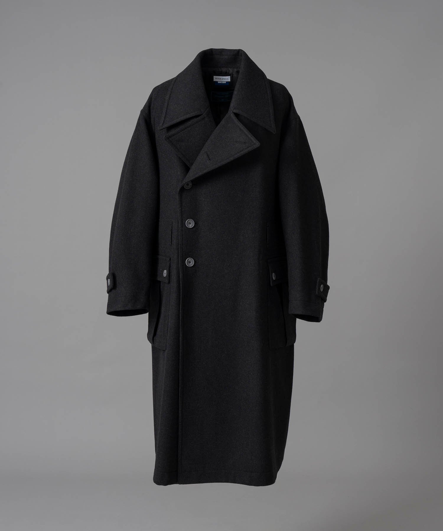 【Italian Dead Stock Fabric】Prime-Over Officer Coat