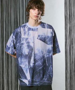 Abstract Prime-Over Crew Neck T-Shirt