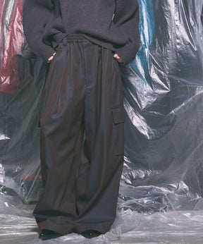 120/2/2 Suvin Cotton Gabardine Prime-Wide Cargo Pants