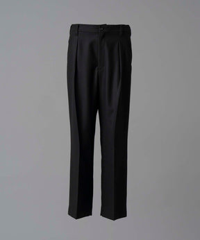 【Italian Dead Stock Fabric】One-Tuck Wide Pants