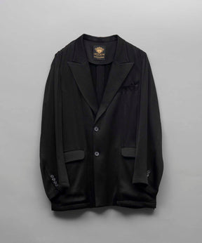 【LIMITED EDITION】Dress-Over Peaked Lapel Semi-Double Tailored Jacket