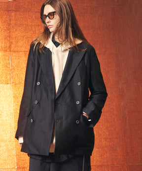 【LIMITED EDITION】Dress-Over Peaked Lapel Double Tailored Jacket