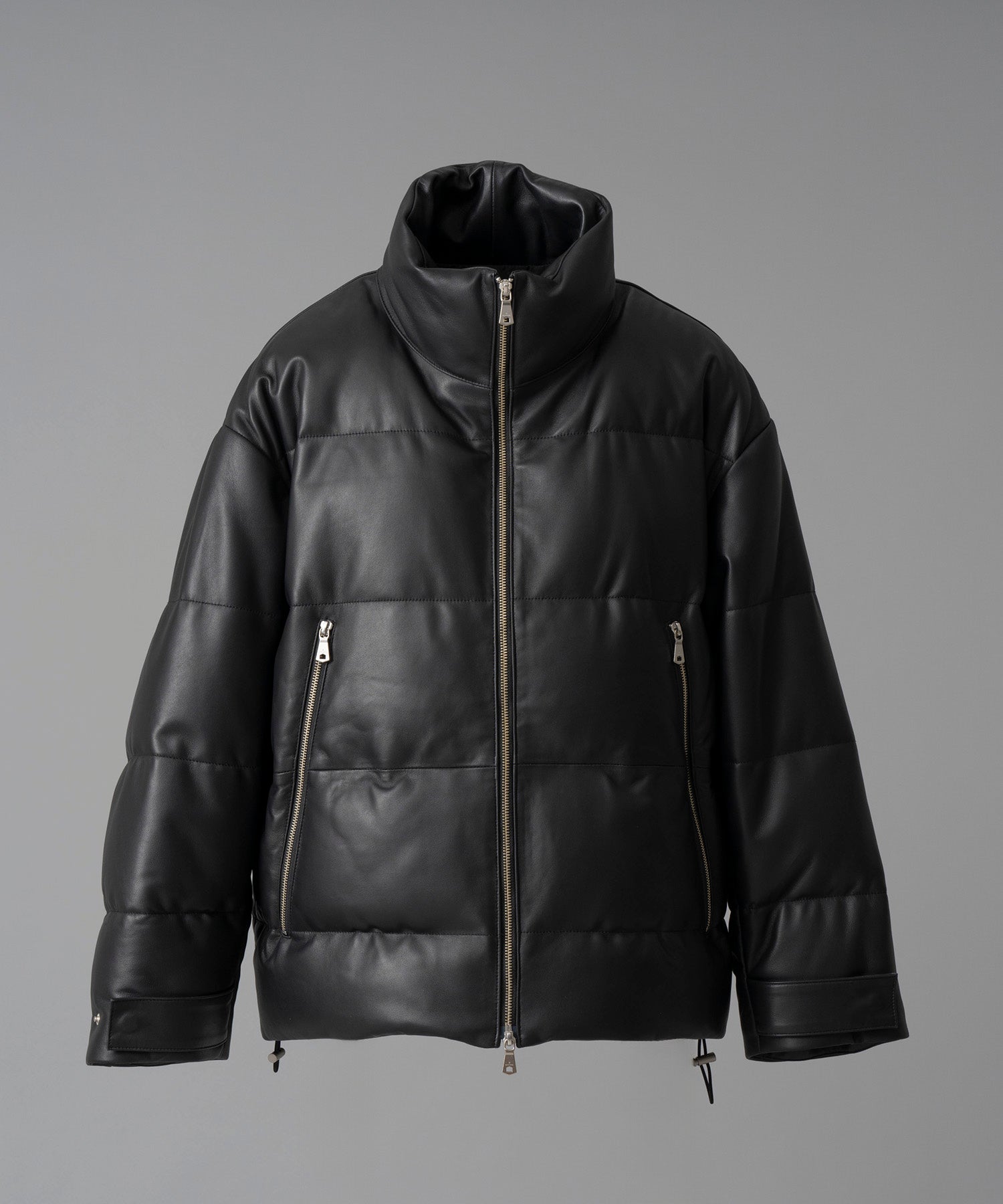 Prime-Over Leather Down Jacket