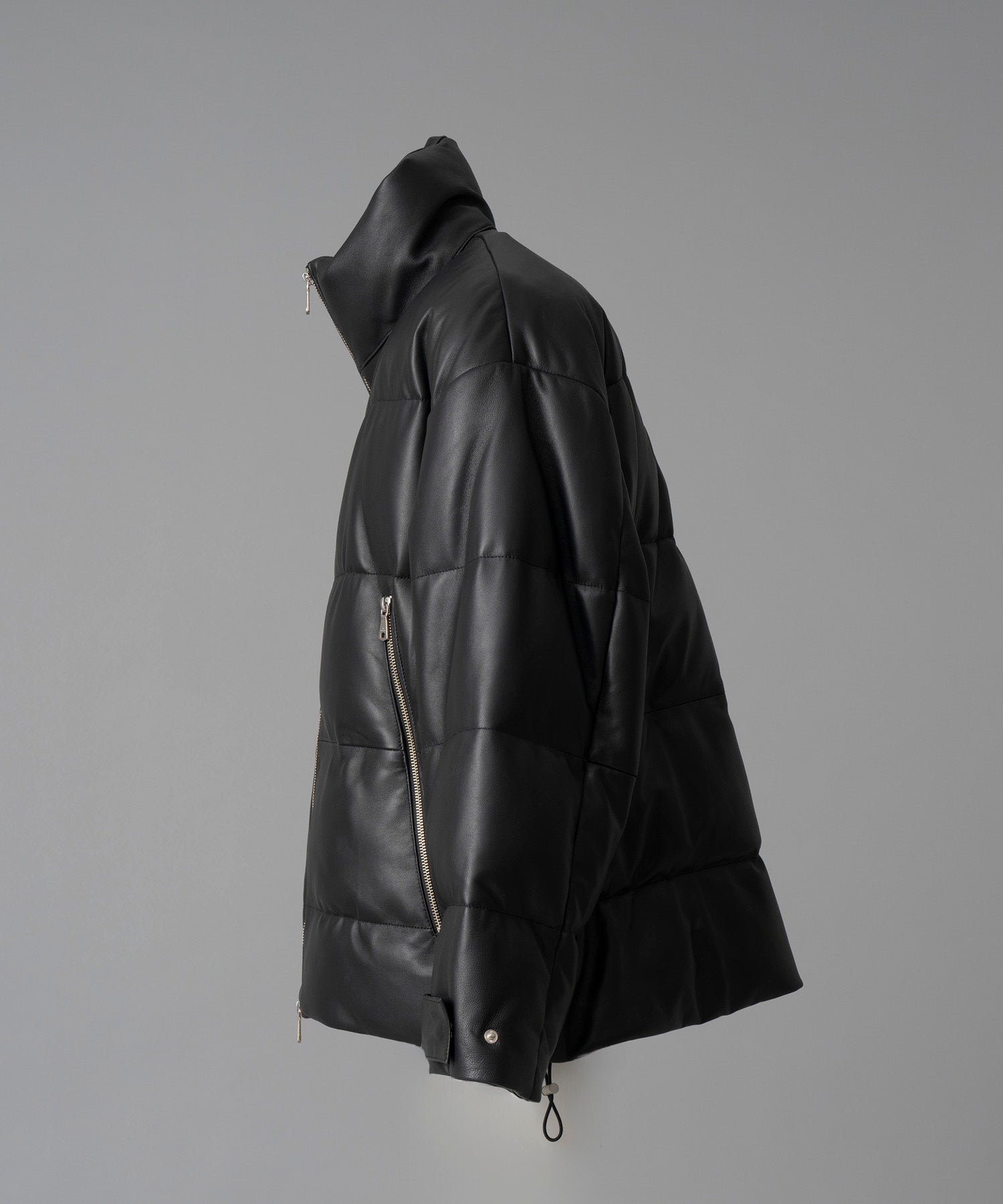 Prime-Over Leather Down Jacket