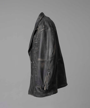 Sheep Leather Prime-Over Pea Coat