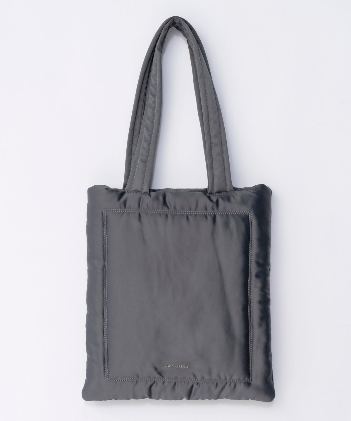 Multi-Fabric Puffer Tote Bag