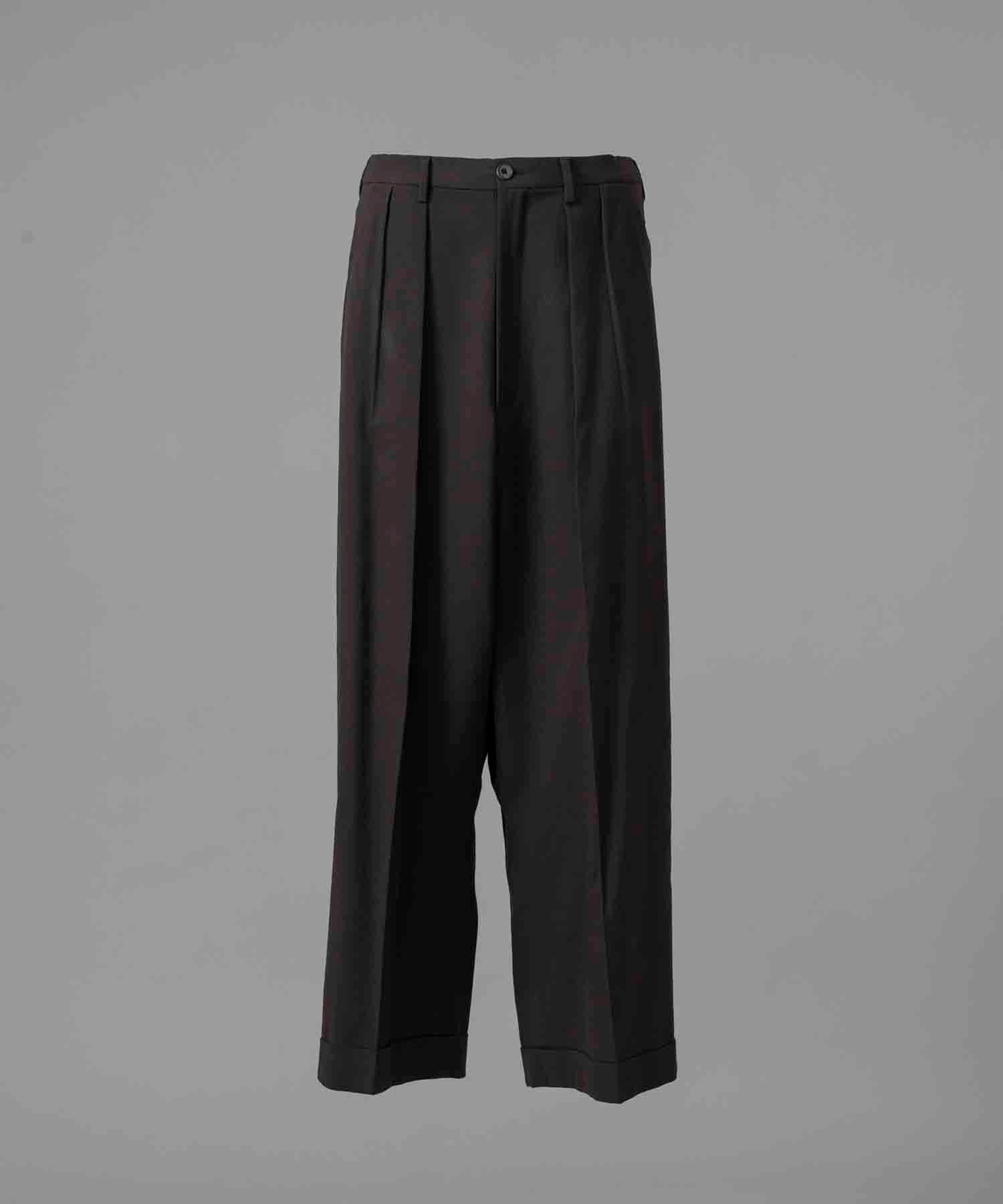 Prime-Wide Forward Drop Two Tucks Pants