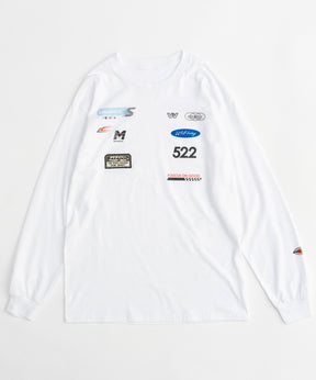 Sponsor Logo Print Long Sleeve T-shirt