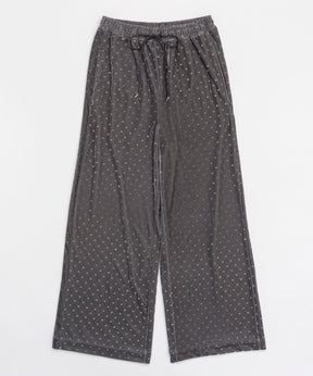 Glitter Dots Velor Pants