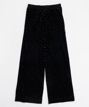 Glitter Dots Velor Pants