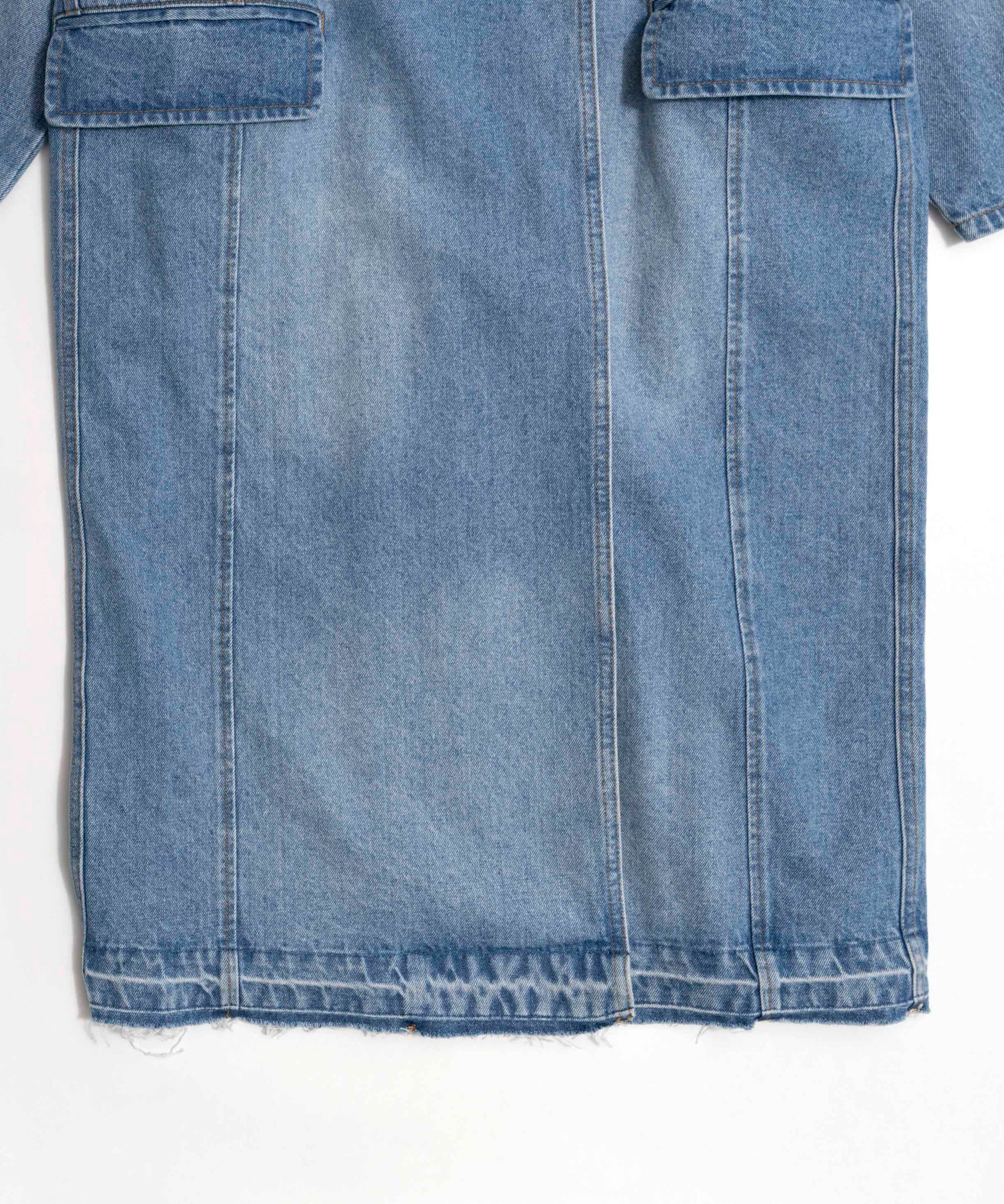 【SALE】Washed Denim Coat