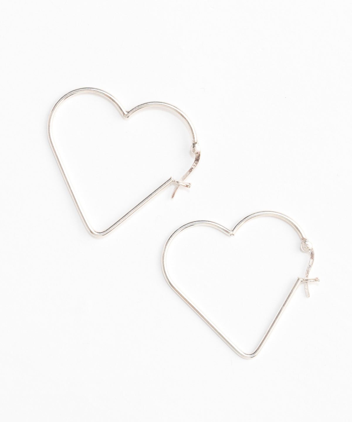 Heart Hoop Earrings