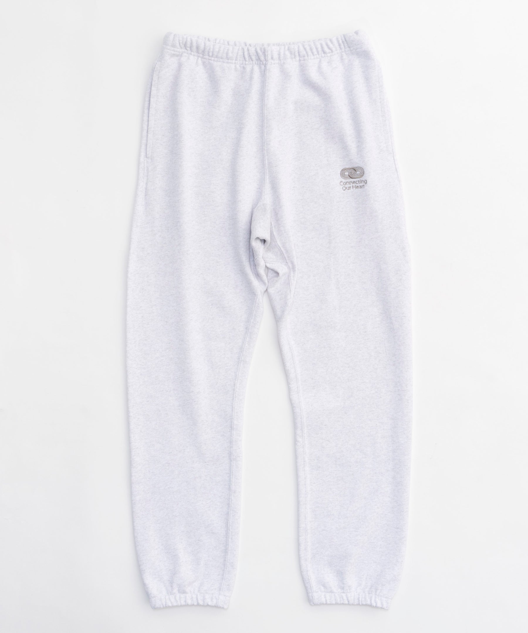 Connecting Embroidery Sweat Pants