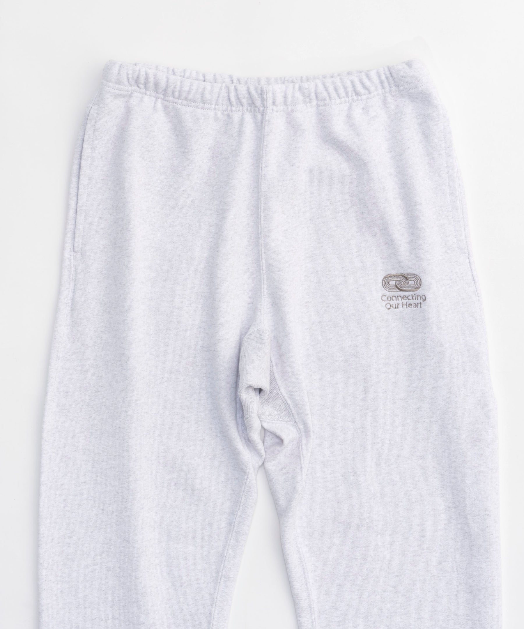 Connecting Embroidery Sweat Pants