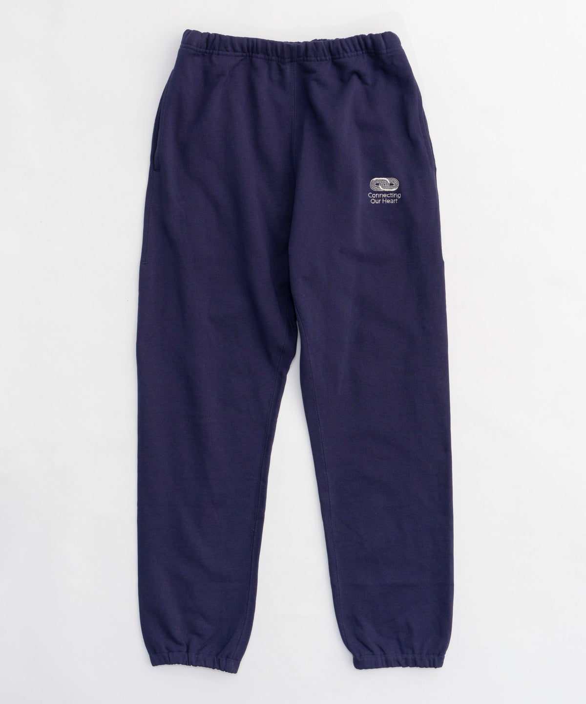 Connecting Embroidery Sweat Pants