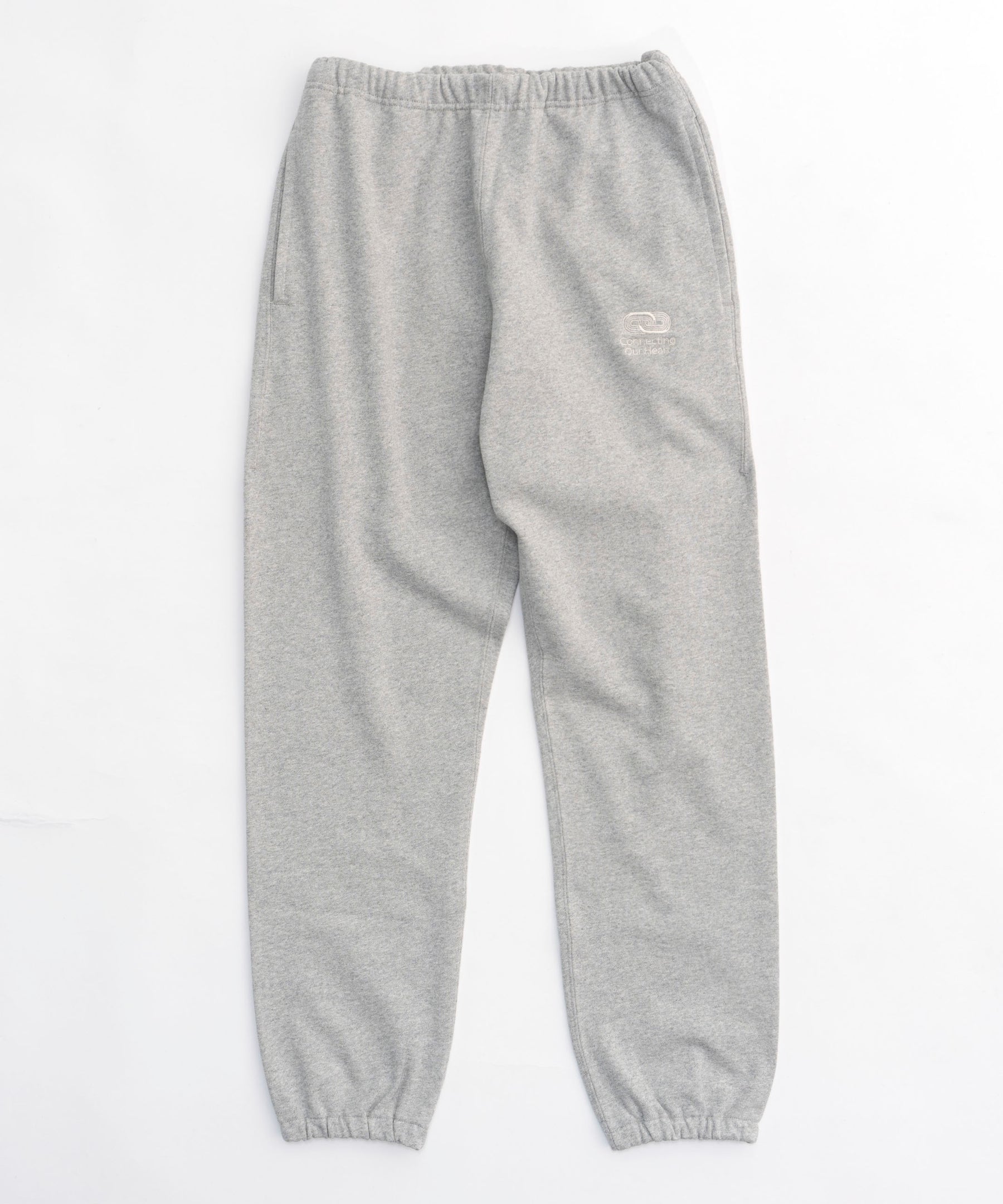 Connecting Embroidery Sweat Pants