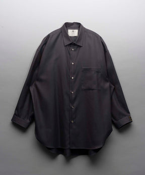 4 Colors Chambray Washable Wool Prime-Over Shirt Coat