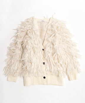 【SALE】Shaggy Fringe Hand Cardigan