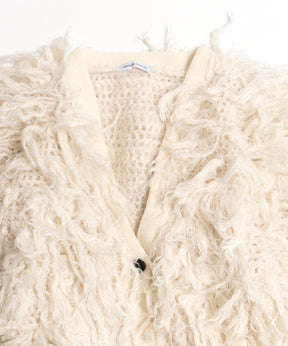 【SALE】Shaggy Fringe Hand Cardigan