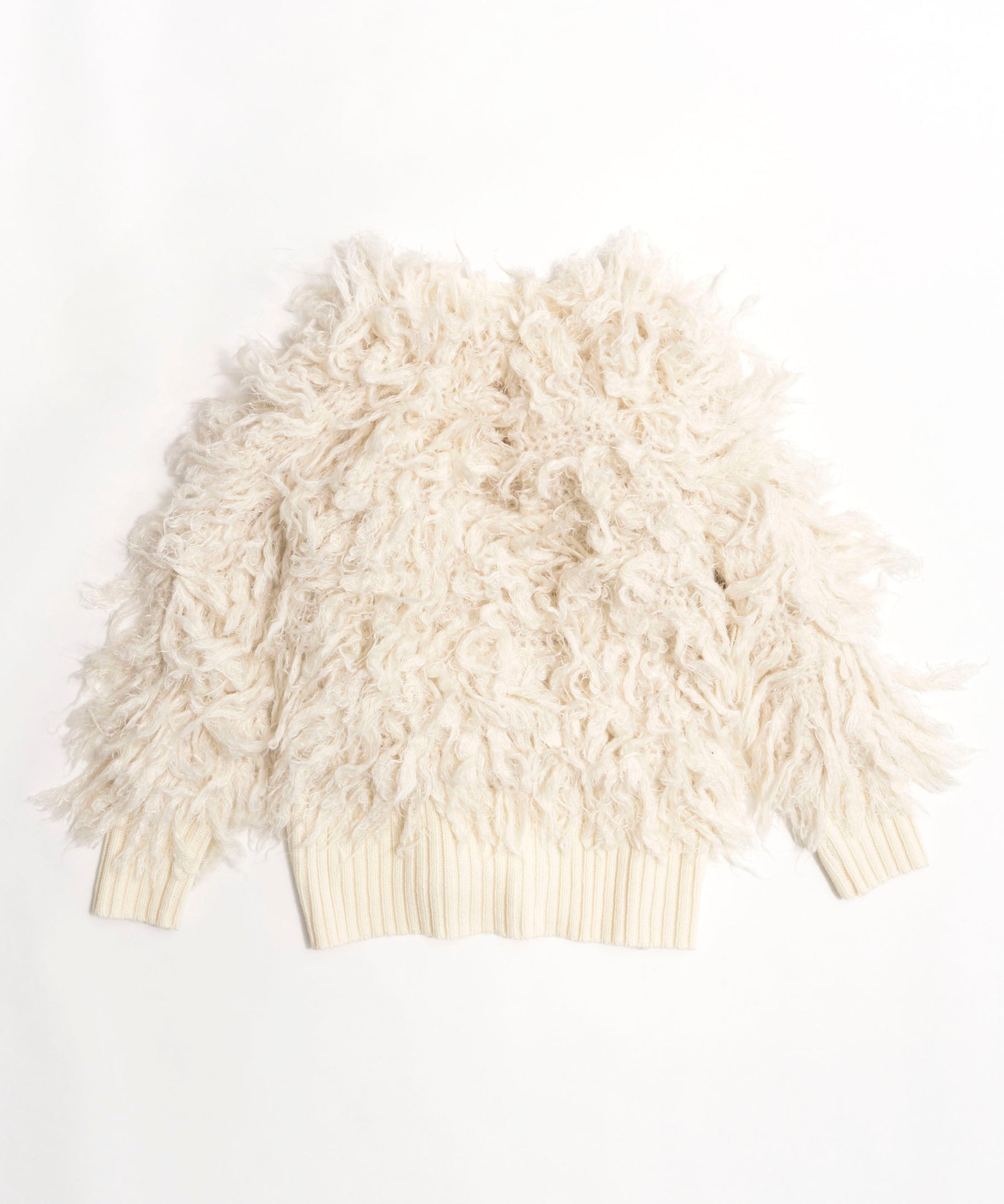 【SALE】Shaggy Fringe Hand Cardigan