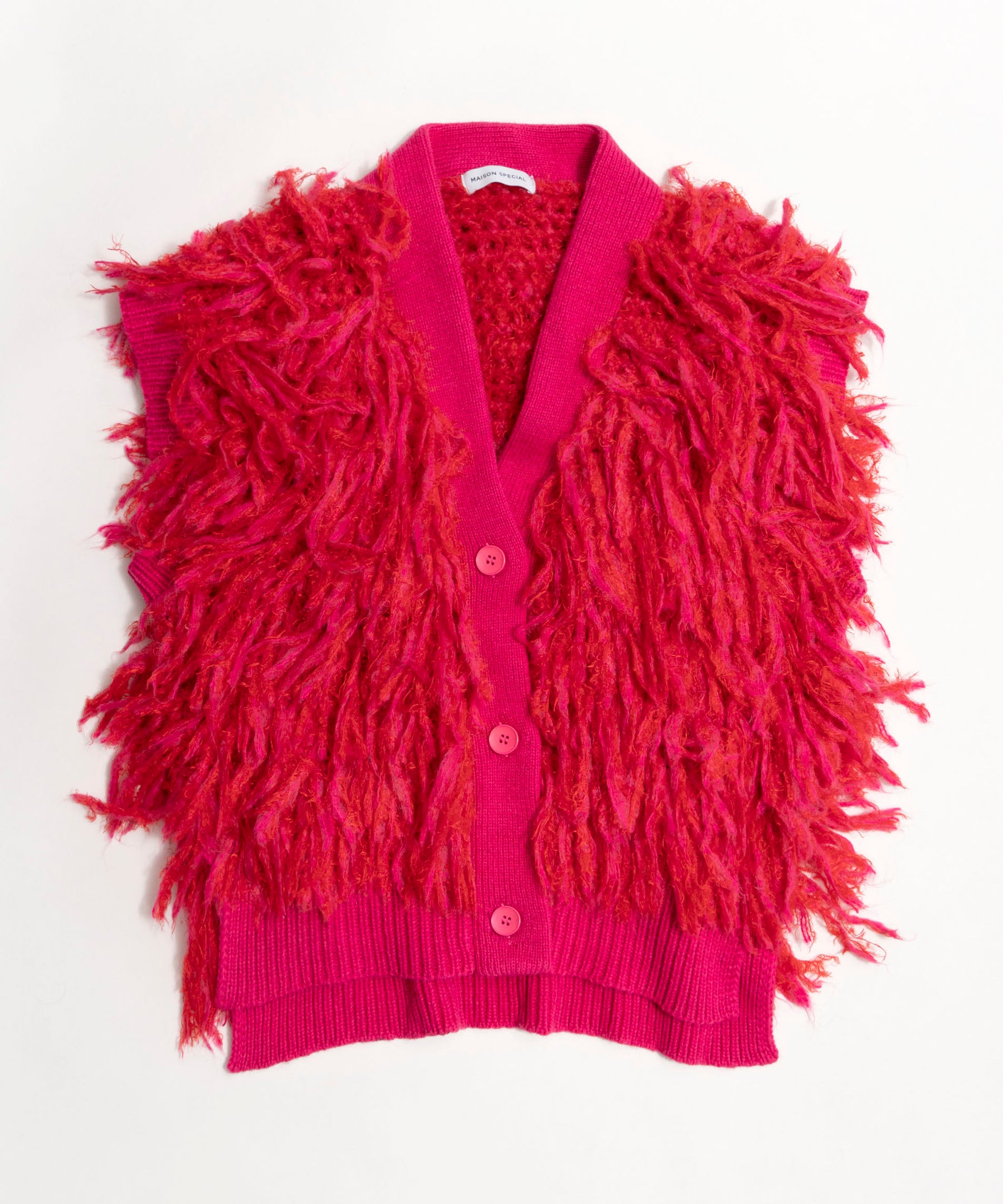 【SALE】Shaggy Fringe Hand Vest