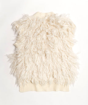 【SALE】Shaggy Fringe Hand Vest